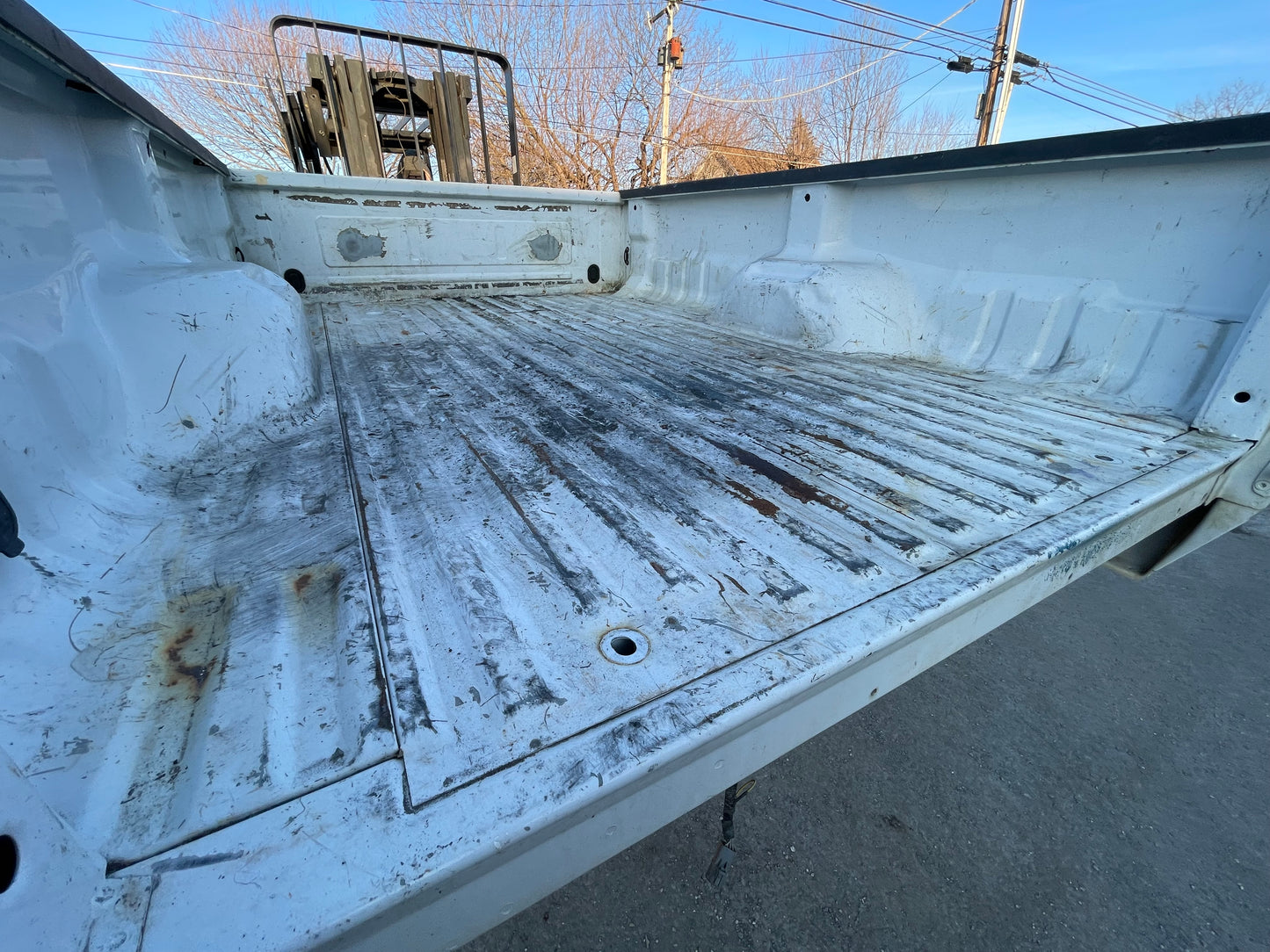 1999-2010 Superduty 8’ bed Oxford white #12621
