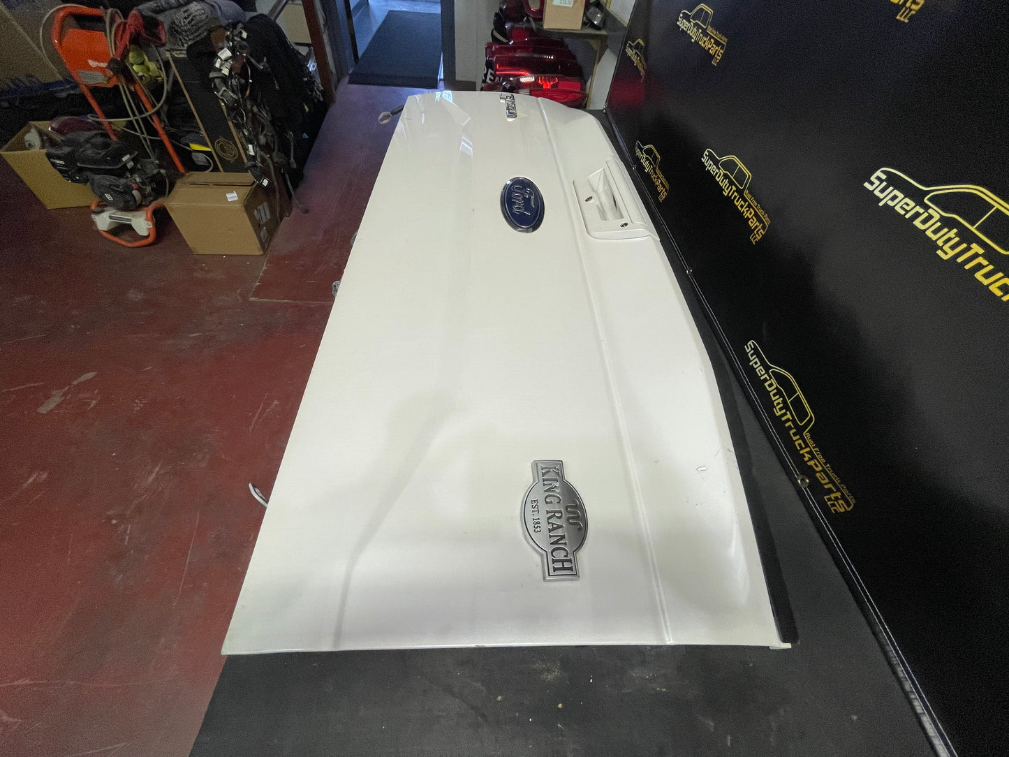 2015-2020 F150 King Ranch Tailgate Pearl White #12620