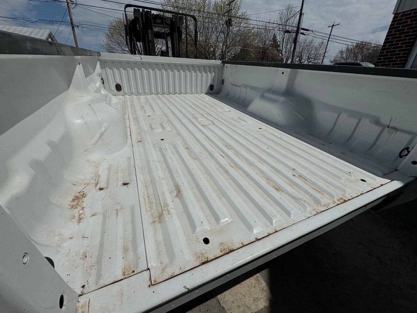 2011-2016 Superduty 8’ bed Oxford white #12594
