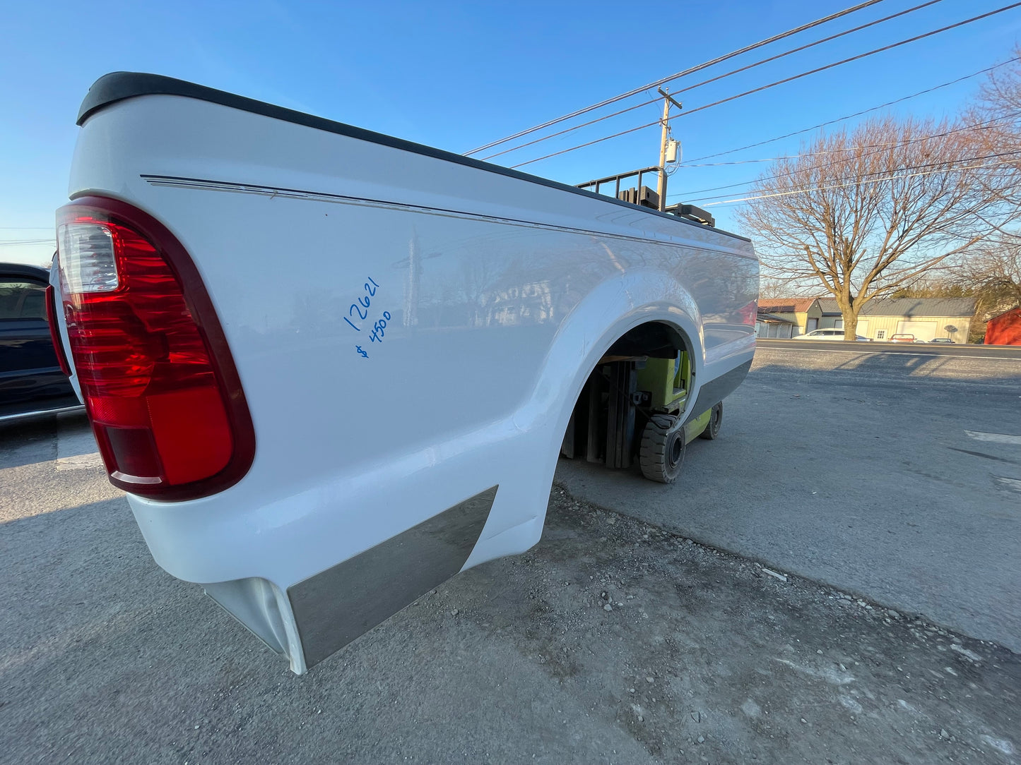 1999-2010 Superduty 8’ bed Oxford white #12621