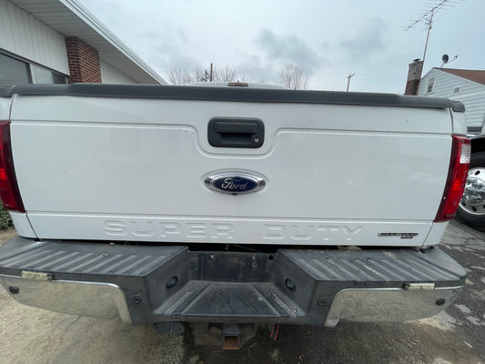 2013-2016 Superduty tailgate no step with camera Oxford white #1062