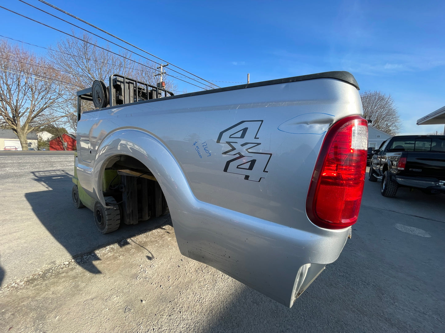 2011-2016 Superduty short bed Ingot silver UX #12609