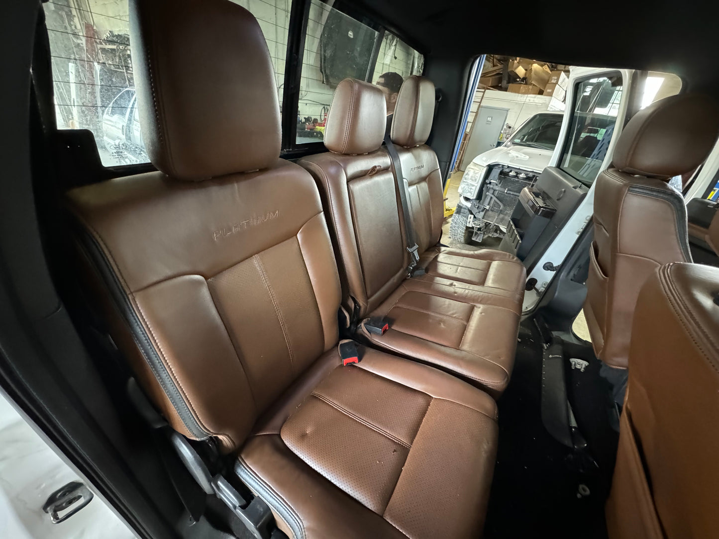 2013-2016 Superduty Platinum seats Pecan