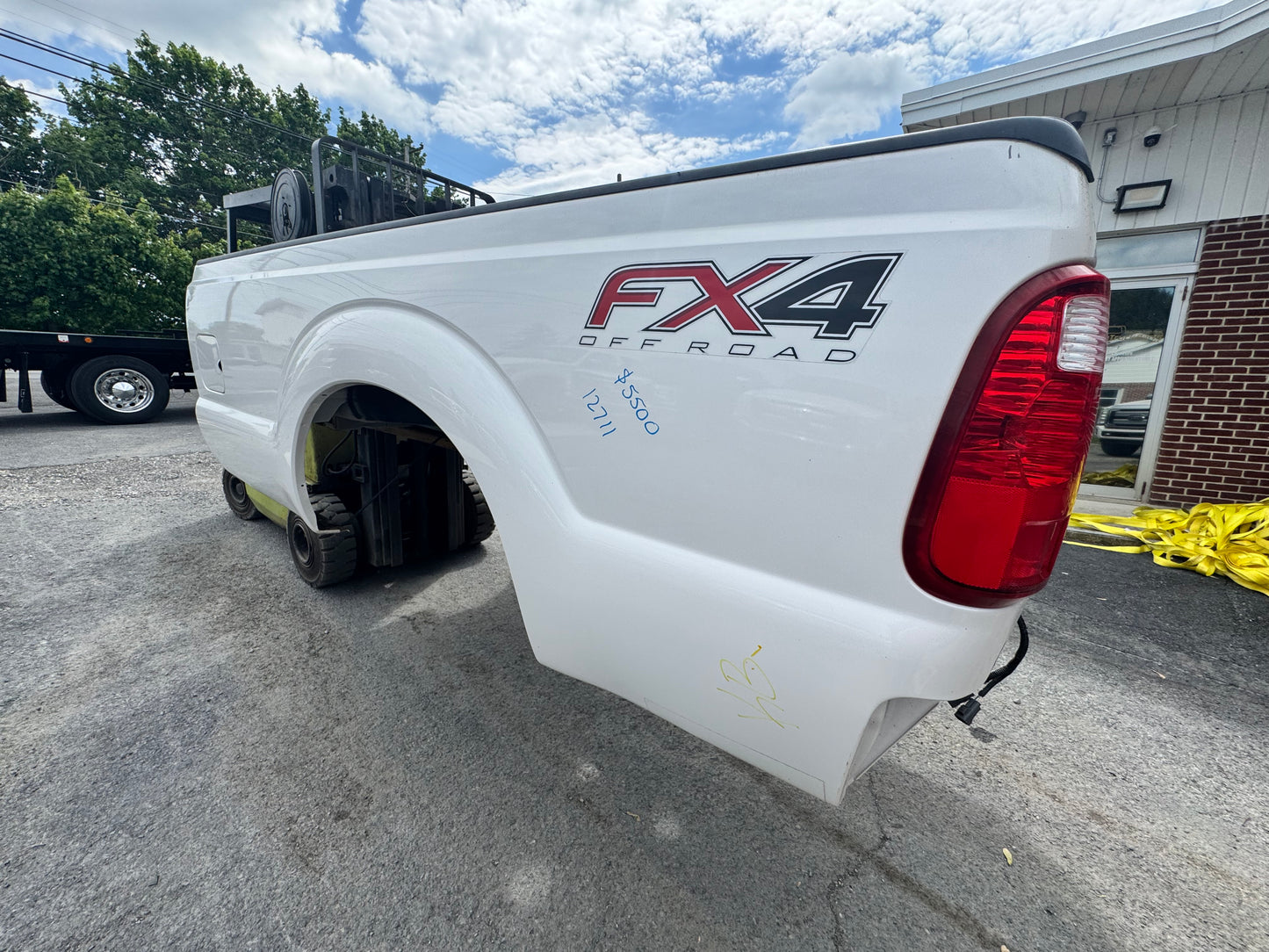 11-16 Superduty 8’ Bed Pearl White UG #12711