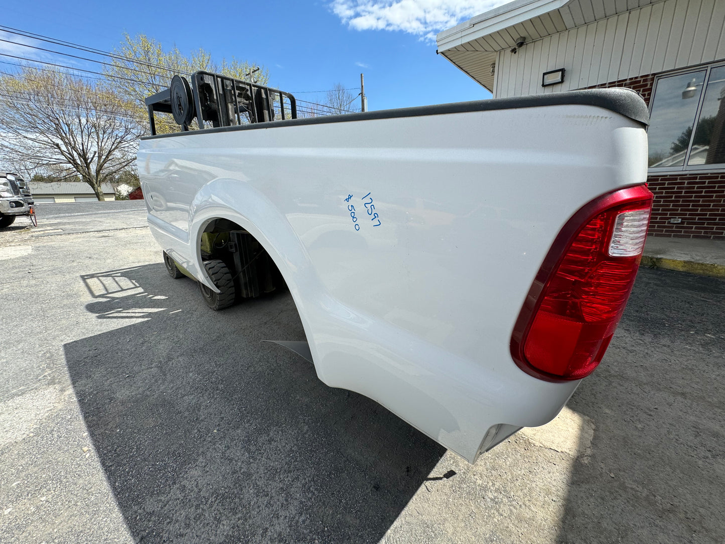 1999-2010 Superduty 8’ bed Oxford white #12597