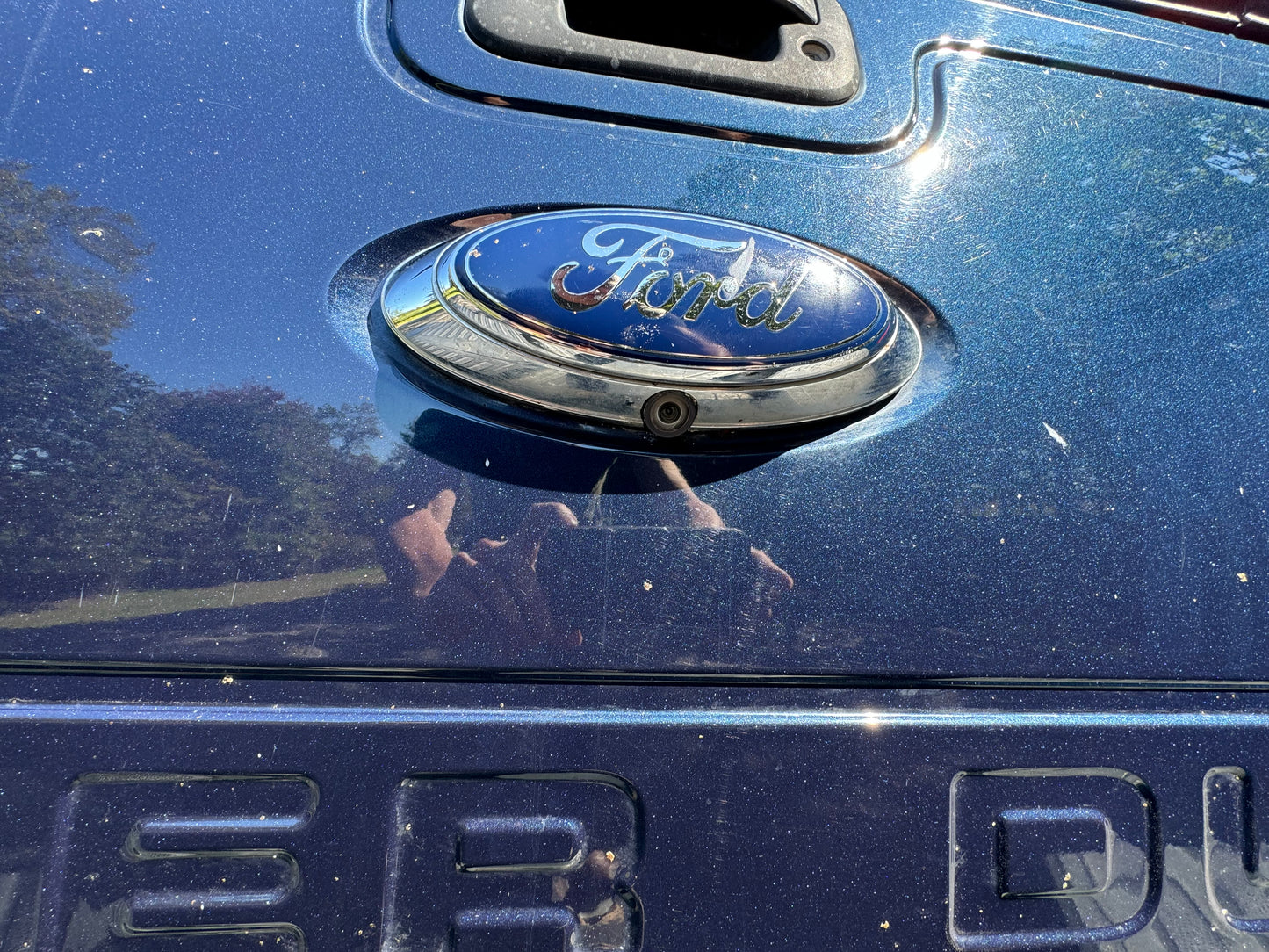 13-16 style Superduty Tailgate with step and camera Blue Jeans N1 #1080 (fits 99-16 trucks)