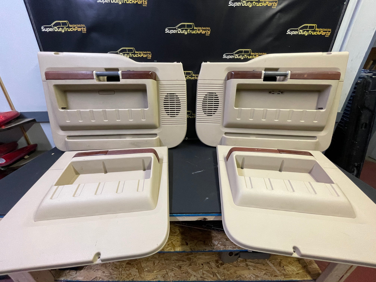 2008-2010 Superduty Crew Cab King Ranch Door Panels with Switches