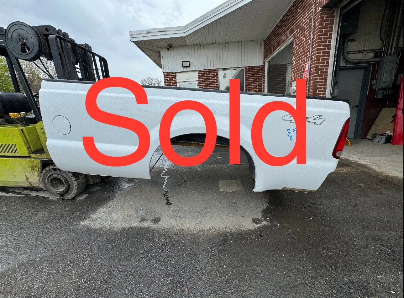 1999-2010 Superduty 8’ bed Oxford white #12599