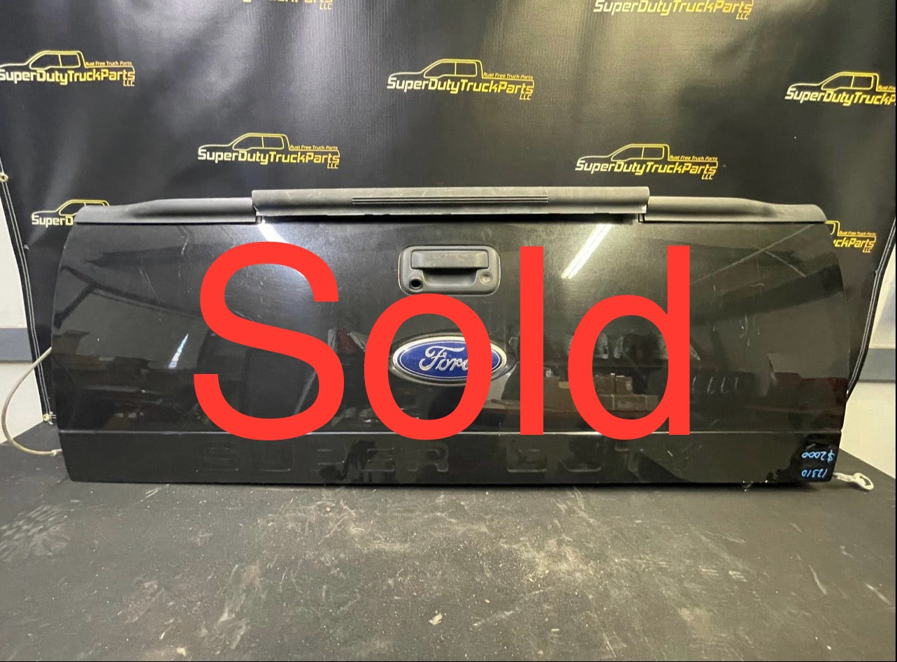 08-16 style Superduty Tailgate- step and camera color code UH