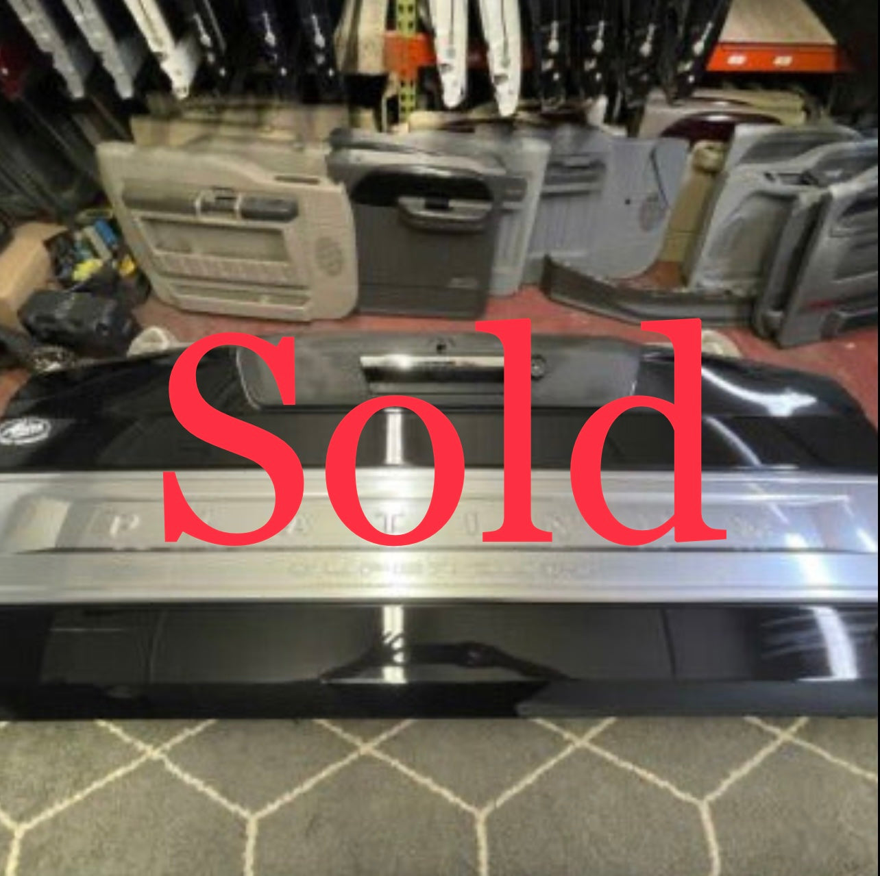 2022 Ford F250 350 450 Platnium Tailgate Agate Black