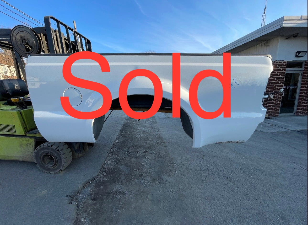 1999-2010 Superduty short bed Oxford white #12616