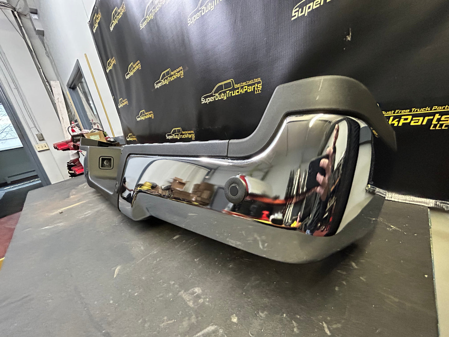 2017 2018 2019 2020 2021 2022 Superduty Rear Bumper With Park Assist