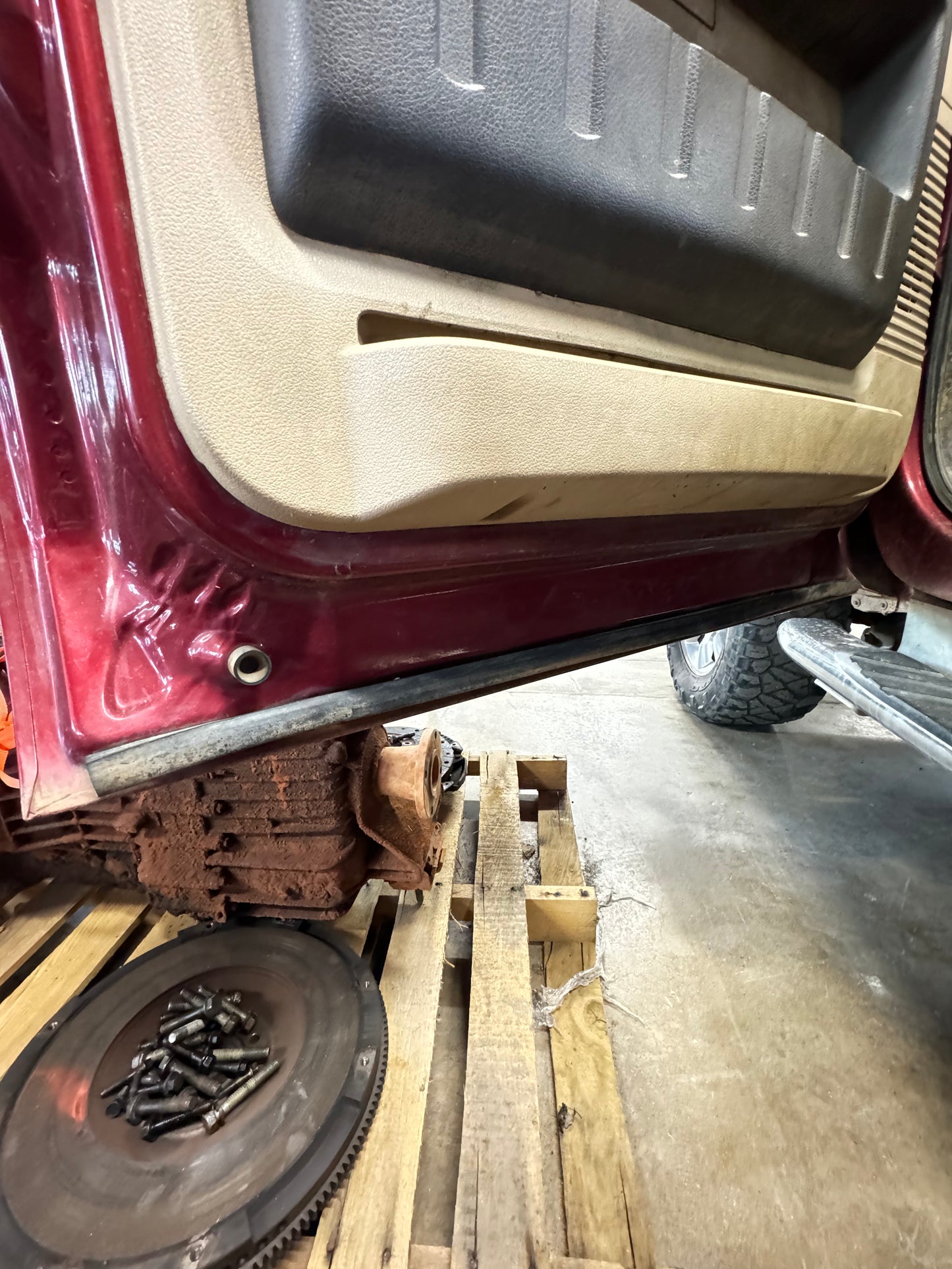 11-16 Superduty LH Front Door Ruby Red #1076