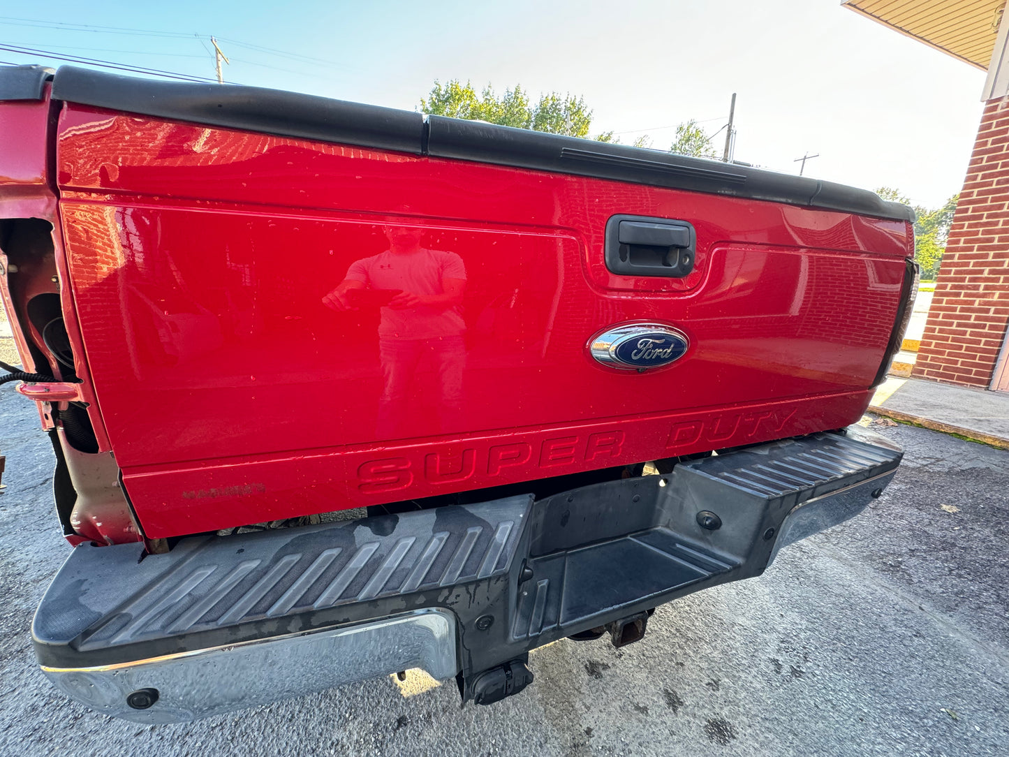 13-16 style Superduty Tailgate w step and camera #1078