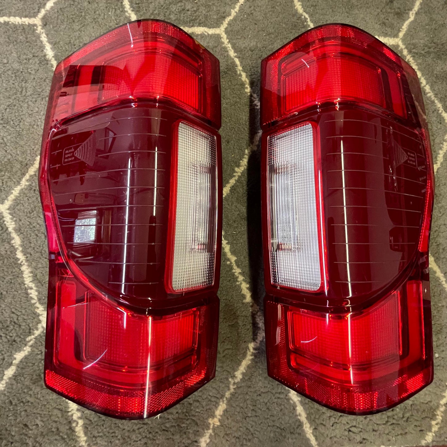 2020 2021 2022 f250 350 450 LED tail lights with blind spot radar SET