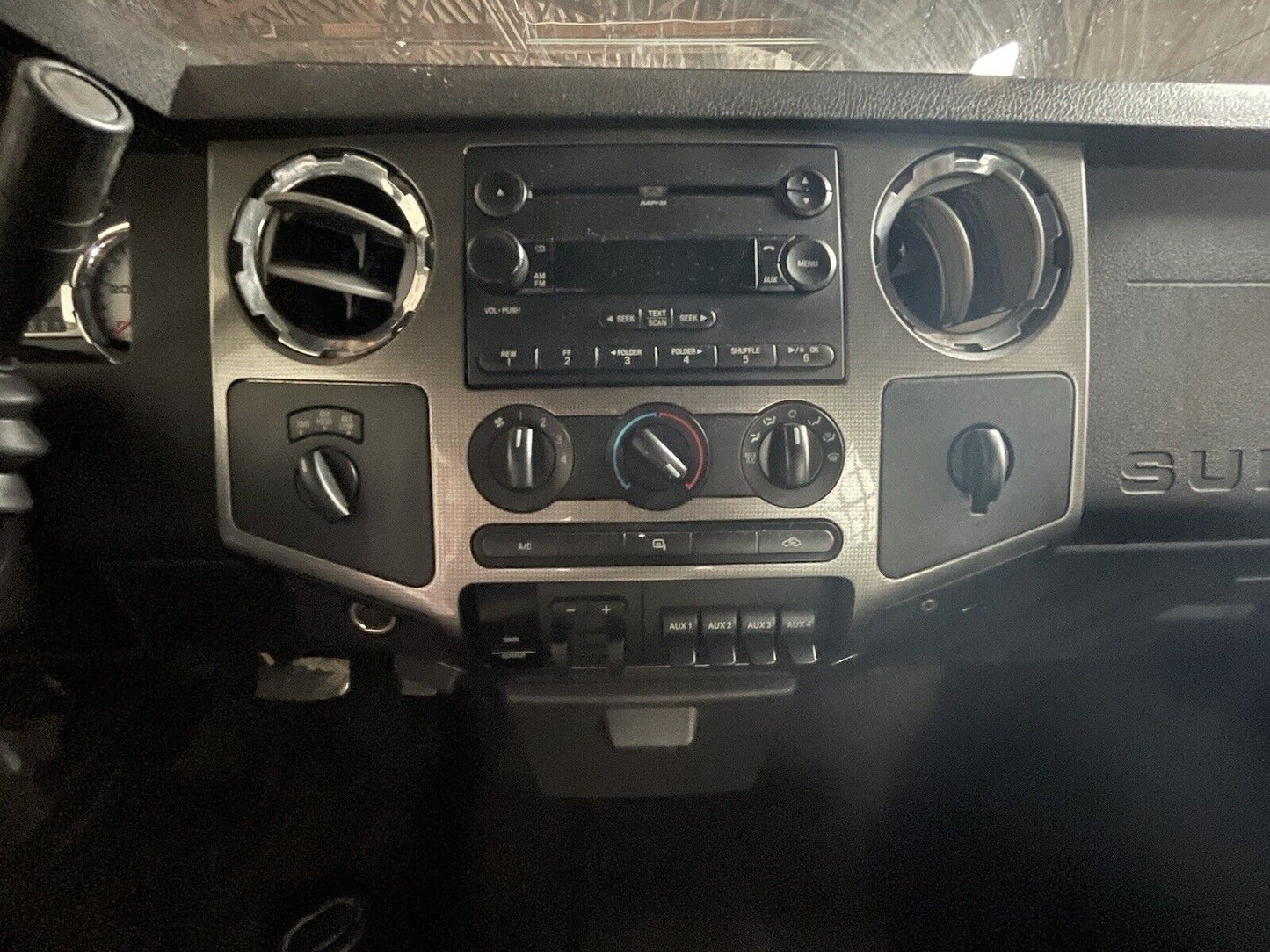 2008 - 2009 - 2010 Ford F250 F350 Super Duty Black Dash