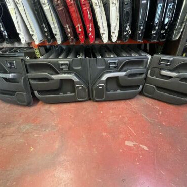 2015-2019 Chevrolet Silverado LTZ Z71 black door trim panels