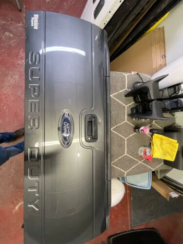 2013 2014 2015 2016 Ford F250 350 Tailgate step and camera Magnetic Grey