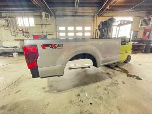 2022 Ford F250 350 8' Bed Takeoff Iconic Silver code JS BED ONLY New Takeoff