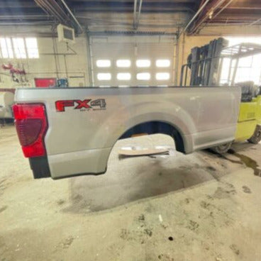 2022 Ford F250 350 8' Bed Takeoff Iconic Silver code JS BED ONLY New Takeoff