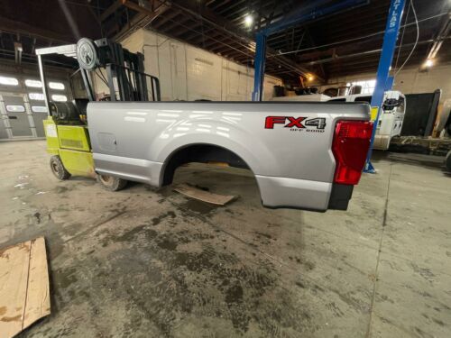 2022 Ford F250 350 8' Bed Takeoff Iconic Silver code JS BED ONLY New Takeoff