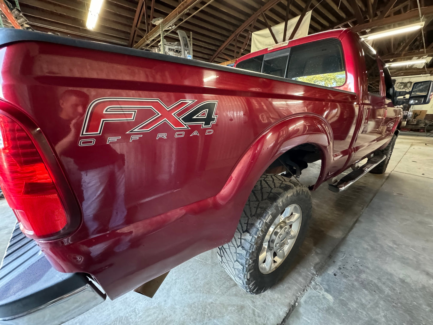 11-16 Superduty Short bed 6’9” Ruby Red #1076