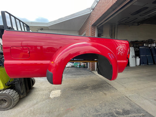 2011-2016 Superduty DRW 8’ Bed Vermillion red F1 #1232