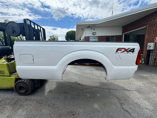 11-16 Superduty 8’ Bed Pearl White UG #12711