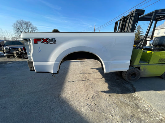2017-2022 Superduty short bed pearl white code AZ #12608