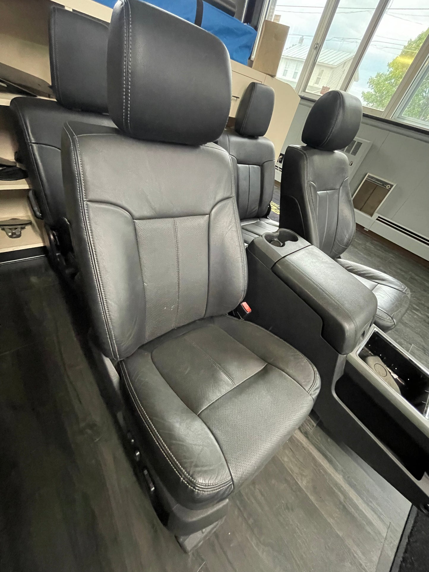 2011-2016 Superduty Lariat Seats Black Crew Cab
