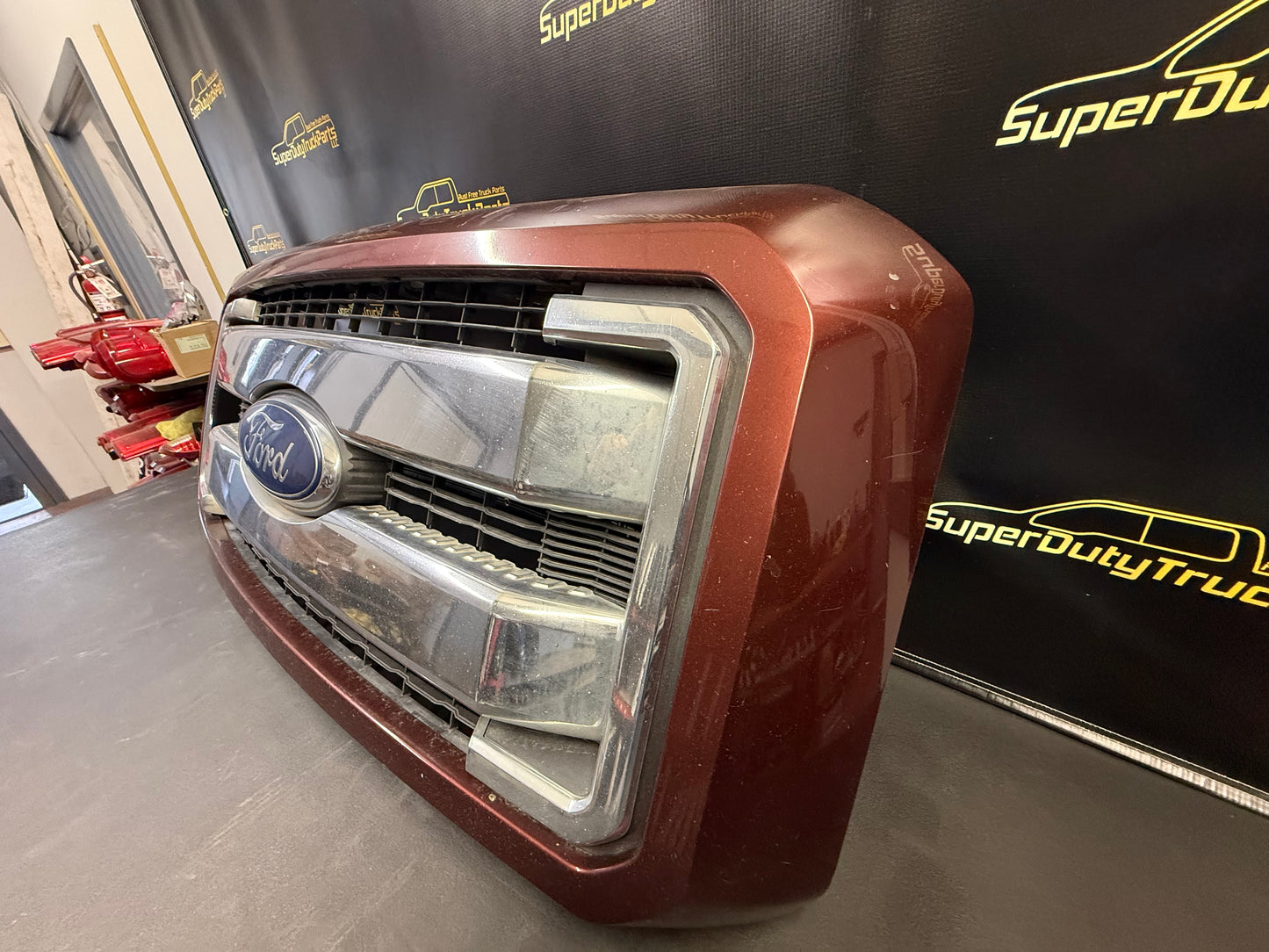 11-16 Ford Superduty King Ranch Grille Bronze Fire H7
