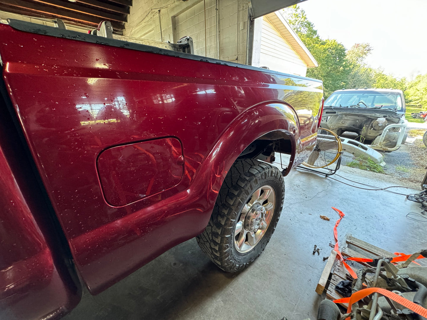 11-16 Superduty Short bed 6’9” Ruby Red #1076