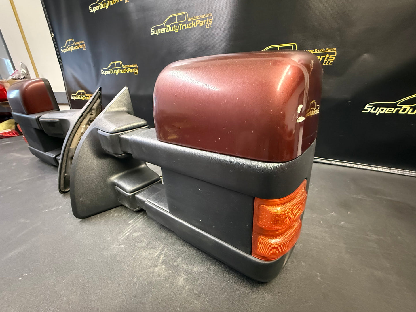 11-16 Ford Superduty Mirrors. Power fold, telescope, with memory