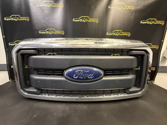2011-2016 Ford Super Duty XL Grille with Chrome Pkg #2003