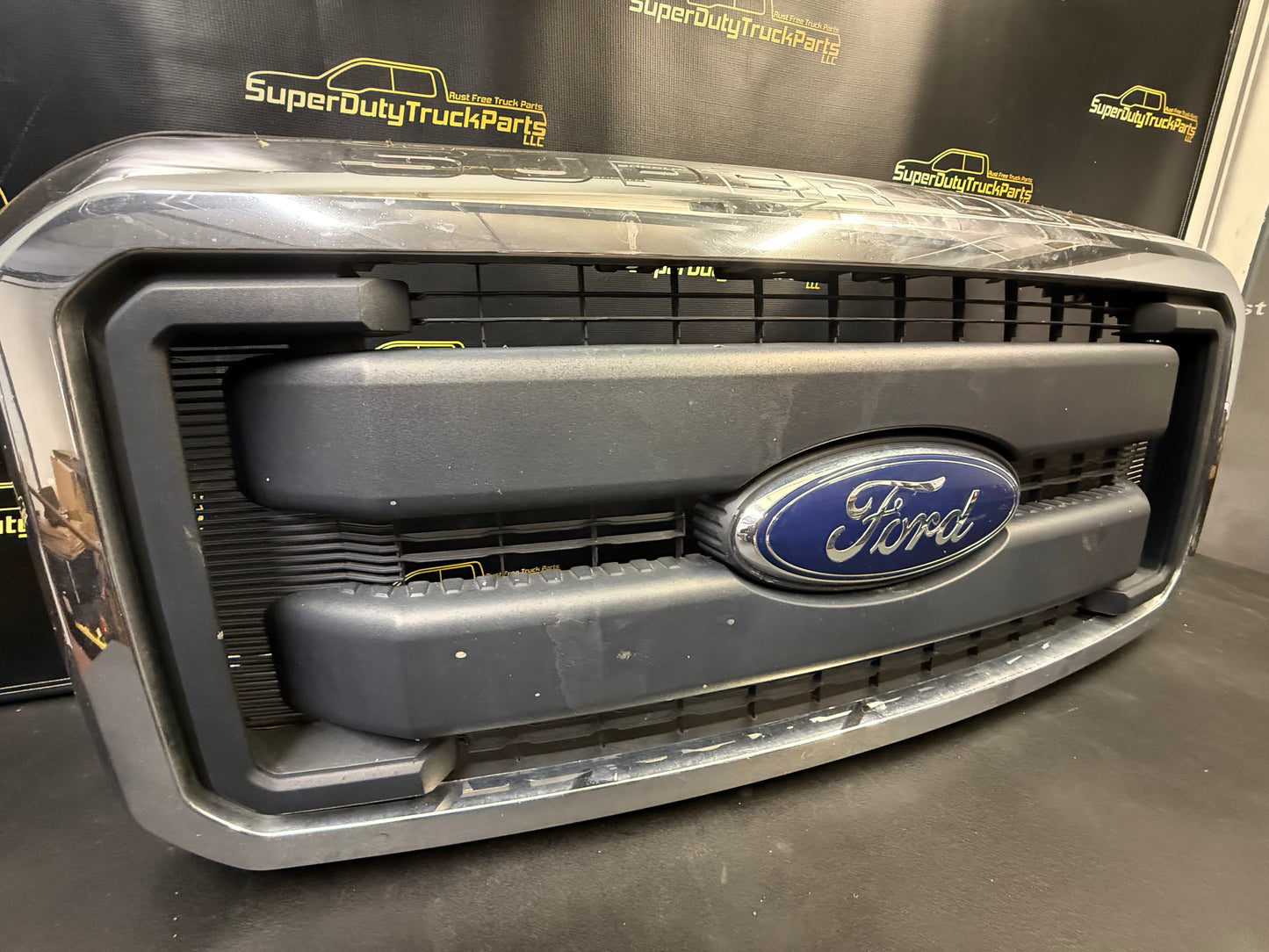 2011-2016 Ford Super Duty XL Grille with Chrome Pkg #2003
