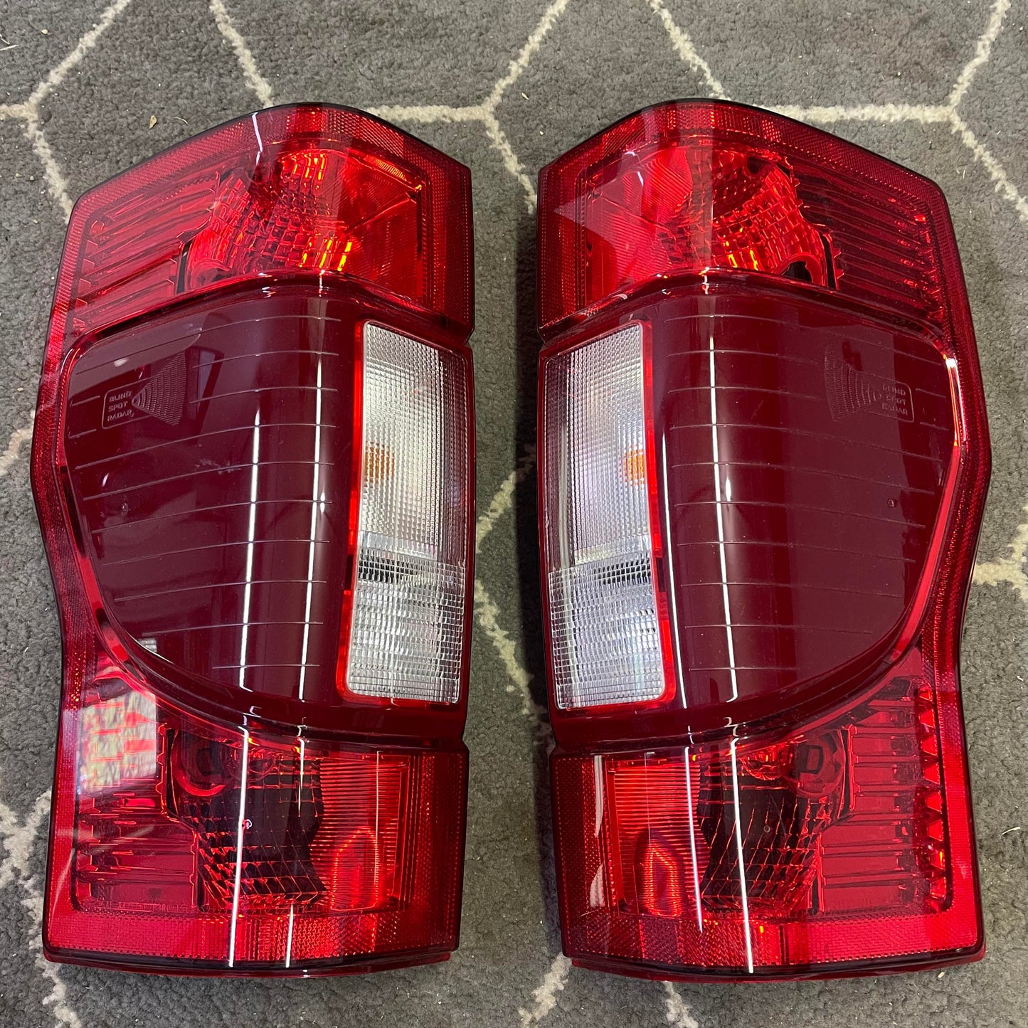2020 2021 2022 Super Duty Halogen Tail lights with Blind Spot Monitor