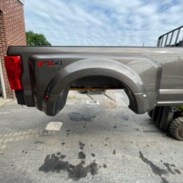 2022 Ford F350 DRW 8' bed in Stone Gray code D1